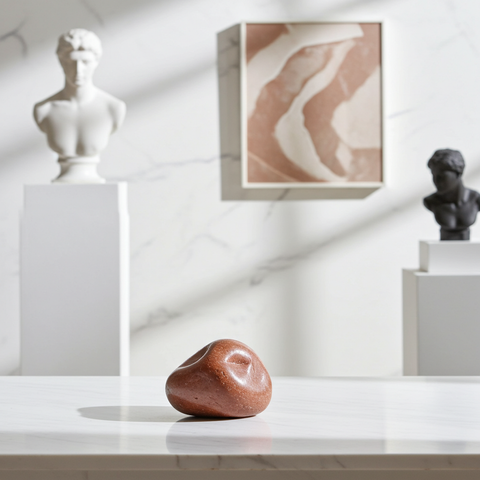Polished Aragonite tumbled stone for meditation, crystal display, and daily spiritual practice.