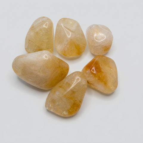 Polished Citrine Tumbled Stone Golden Crystal - Incense Pro (Image 2)