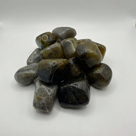 Polished Labradorite Tumbled Stone Natural Crystal - Incense Pro