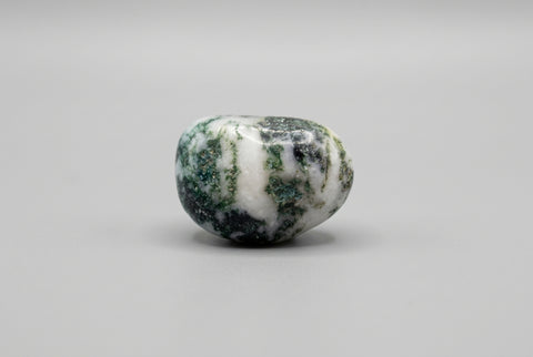 Polished Moss Agate Stone Green Tumbled Crystal - Incense Pro (Image 2)
