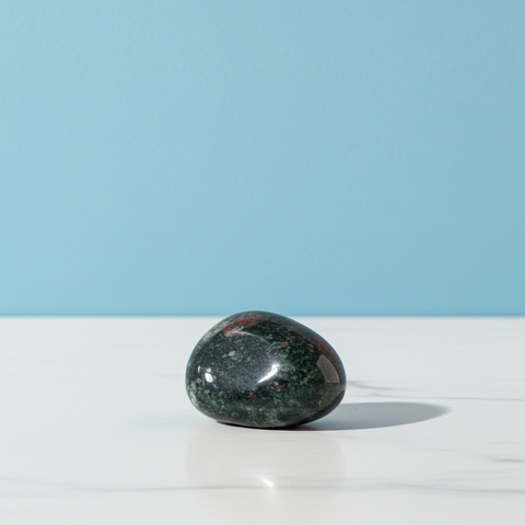 Polished Ocean Jasper healing stone for reiki sessions, chakra work, and calming energy support.