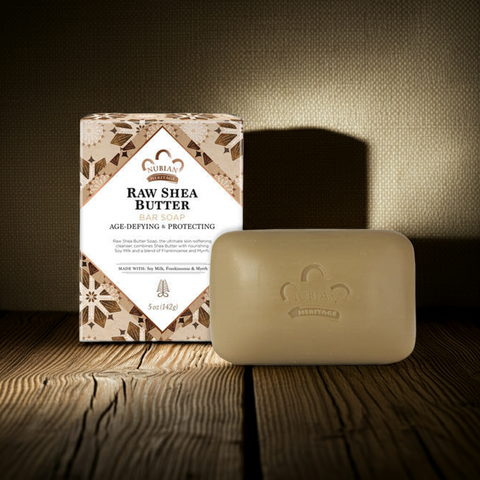 Protective Raw Shea Butter Soap bar for daily washing, skin conditioning, and barrier-support skincare.