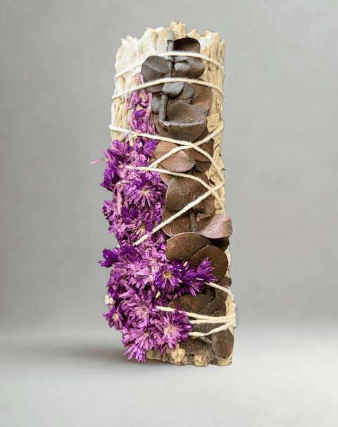 Sage with Purple Beauty sage bundle for spiritual cleansing, prayer work, and ceremonial practice.