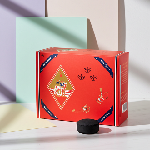 Three Kings quick-light charcoal pack.