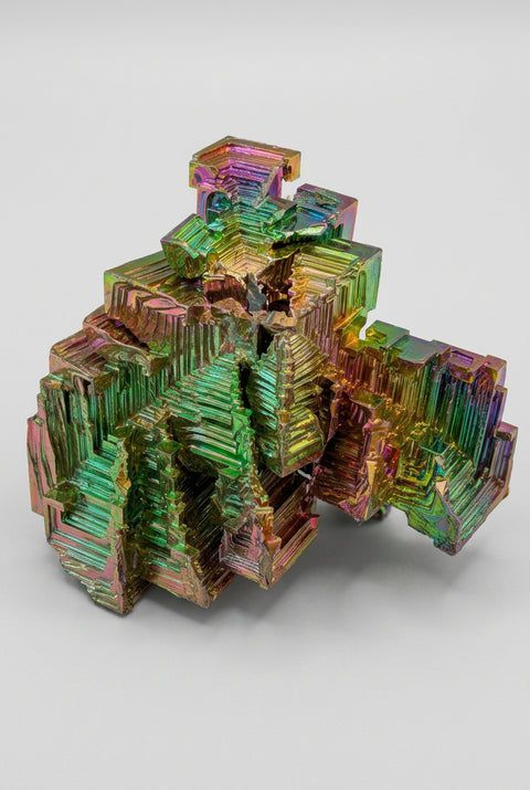 Rainbow Bismuth Crystal Lab-Grown Specimen - Incense Pro (Image 2)