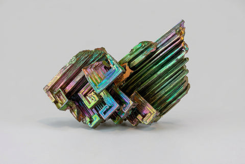 Rainbow Bismuth Crystal Lab-Grown Specimen - Incense Pro (Image 3)