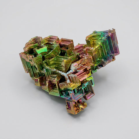 Rainbow Bismuth Crystal Lab-Grown Specimen - Incense Pro (Image 5)