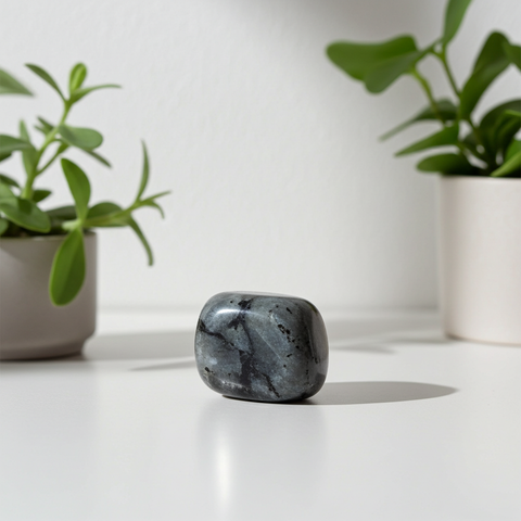 Rainbow Moonstone tumbled stone crystal for meditation, energy work, and daily spiritual use.