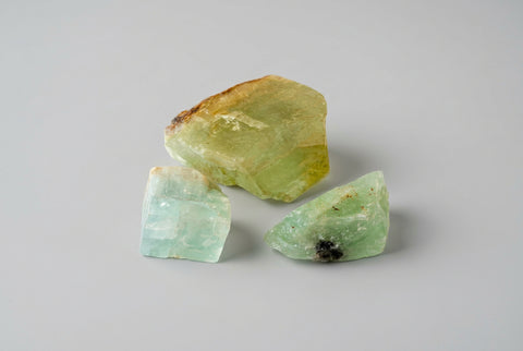 Raw Green Fluorite Stone Natural Crystal - Incense Pro