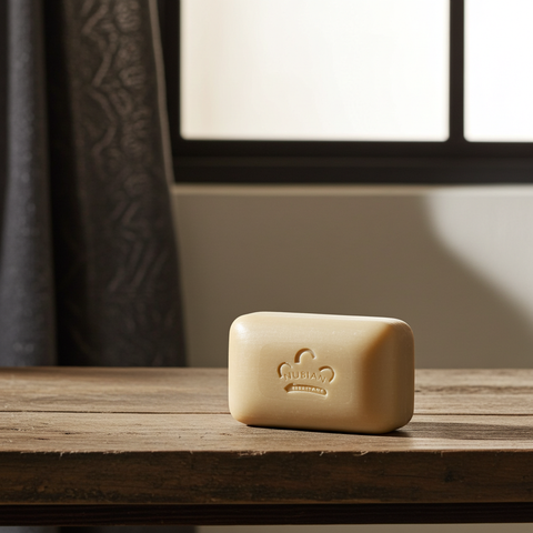 Raw Shea Butter anti-aging soap bar for bathing, softening dry skin, and everyday age-defying skincare.
