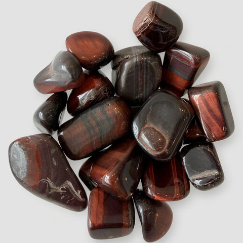 Red Tiger's Eye Tumbled Stone - Incense Pro