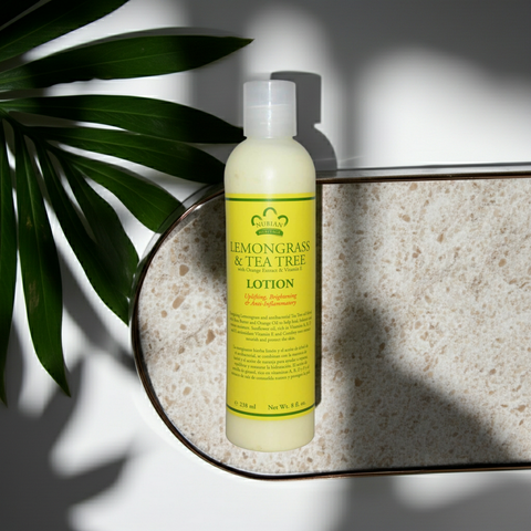 Refreshing lemongrass and tea tree body lotion