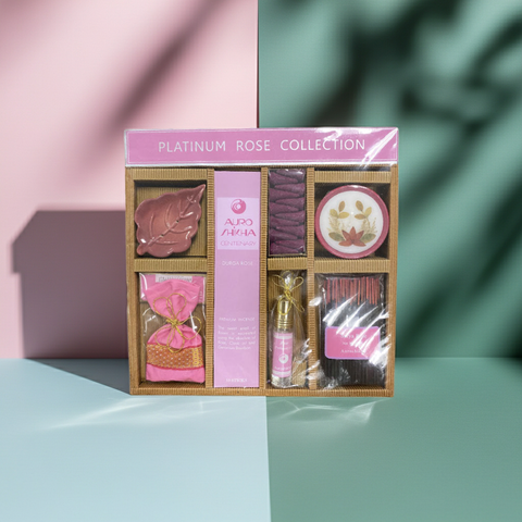 Relaxing aromatherapy gift set ideal for stress relief at home.