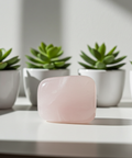 Rose Quartz tumbled stone crystal for meditation, emotional healing, and daily spiritual use.