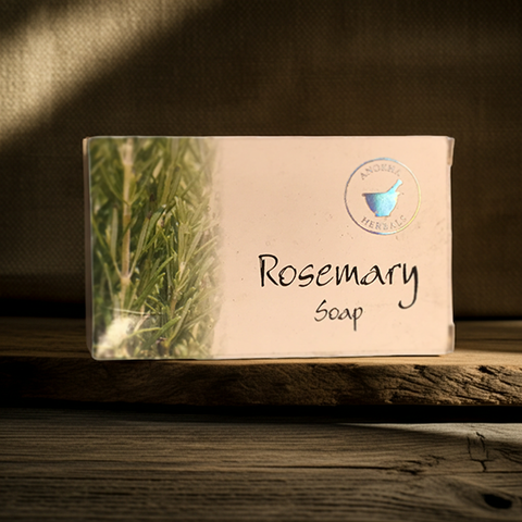 Rosemary soap herbal bath bar for washing, everyday cleansing, and a fresh skincare routine.