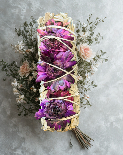 Sage with purple flowers - Incense Pro