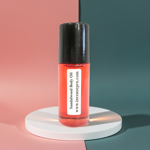 Sandalwood Body Oil unisex body oil for moisturizing skin, layering fragrance, and daily body care.