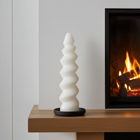Spiral Tower (White Selenite) - Incense Pro