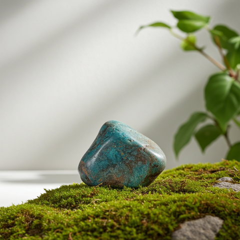 Stabilized Turquoise crystal tumbled stones for reiki sessions, calming energy, and spiritual cleansing.