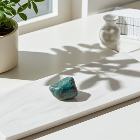 Stabilized Turquoise Tumbled Stones - Incense Pro