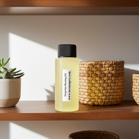 Sweet, juicy, bright citrus Tangerine Burning Oil fragrance