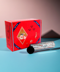 Front view of Three Kings charcoal package with visible logo.