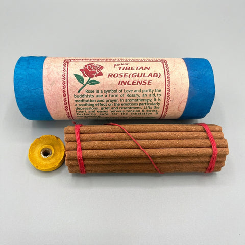 Tibetan Incense Sticks Rose - Incense Pro