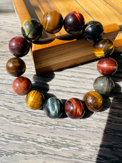 Tigers Eye Bracelet (bold) - Incense Pro (Image 4)