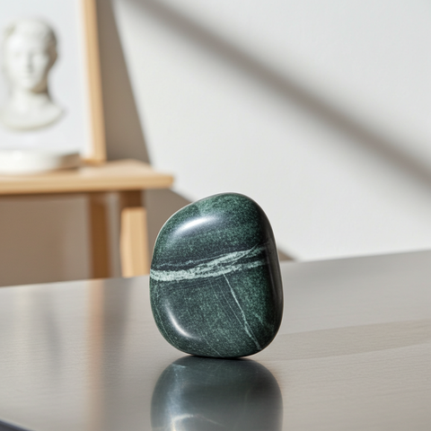 Tumbled Prehnite Crystal Stone - Incense Pro (Image 2)