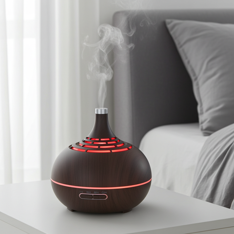 Ultrasonic air diffuser and humidifier with 400ml tank