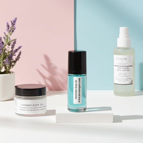 Lavender Body Oil unisex oil bottle for daily skincare, lightweight hydration, and smooth skin care use.