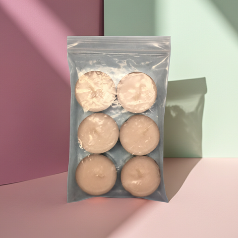 Unscented tea candles displayed for home decor and ambient lighting.