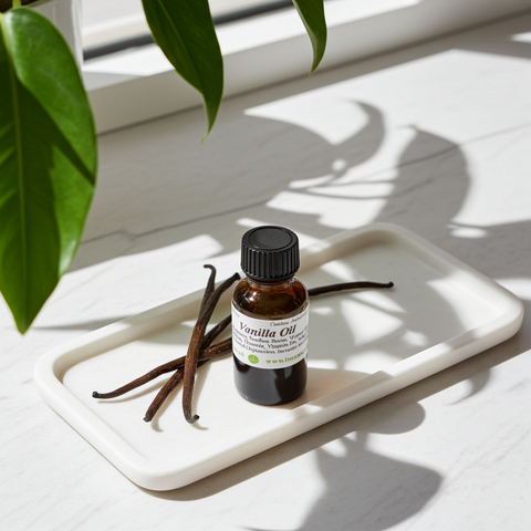 Vanilla Aromatherapy Oil bottle for relaxation