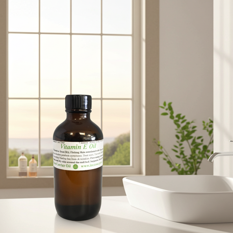 Vitamin E oil for face and skin hydration