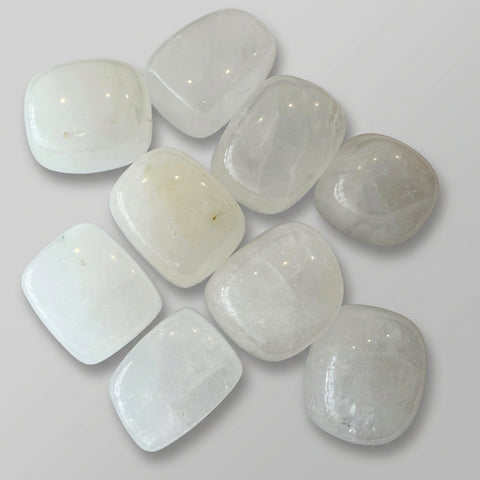 White Calcite Tumbled Stone - Incense Pro