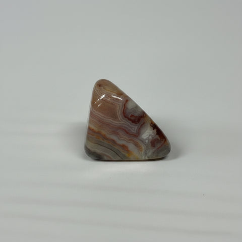 Yellow Crazy Lace Agate loose cabochon stone for custom ring settings, necklace projects, and lapidary work.