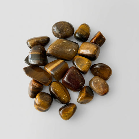 Yellow Tiger's Eye Tumbled Stone - Incense Pro (Image 3)