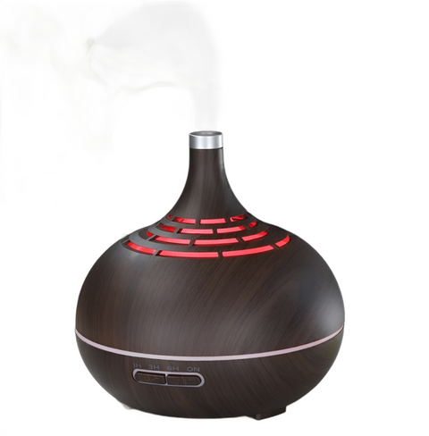 Air Diffuser Humidifier 400ml for aromatherapy in bedroom, office, and yoga studio spaces.