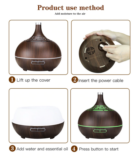 Air Diffuser Humidifier 400ml compact design for home use, wellness, and daily aromatherapy practice.
