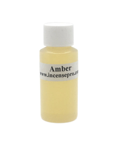 Amber Burning Oil bottle with rich warm resinous amber fragrance