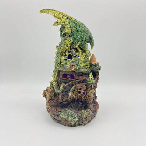 Backflow Incense Burner- Dragon and the Castle - Incense Pro (Image 2)