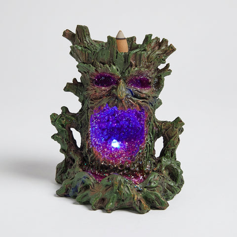 Backflow Incense Burner- LED Tree Stump - Incense Pro (Image 2)