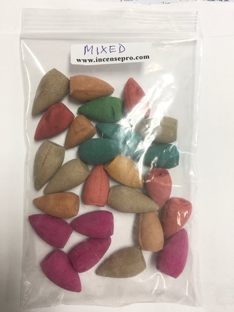 Waterfall backflow incense cones in a convenient big pack