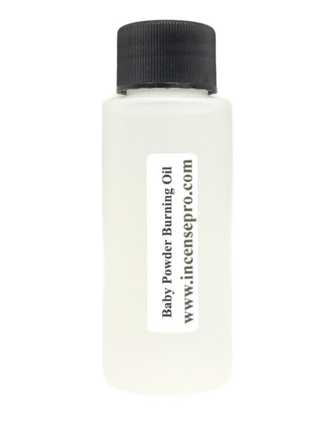 Baby Powder Burning Oil bottle with soft clean powdery sweet fragrance