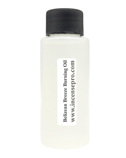 Belizean Breeze Burning Oil bottle with fresh tropical Caribbean fragrance