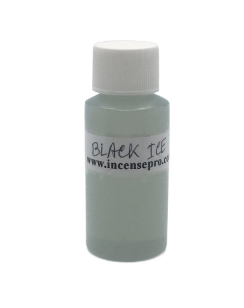 Black Ice Burning Oil bottle with cool fresh clean fragrance