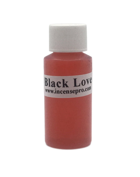 Black Love Burning Oil bottle with deep warm romantic fragrance
