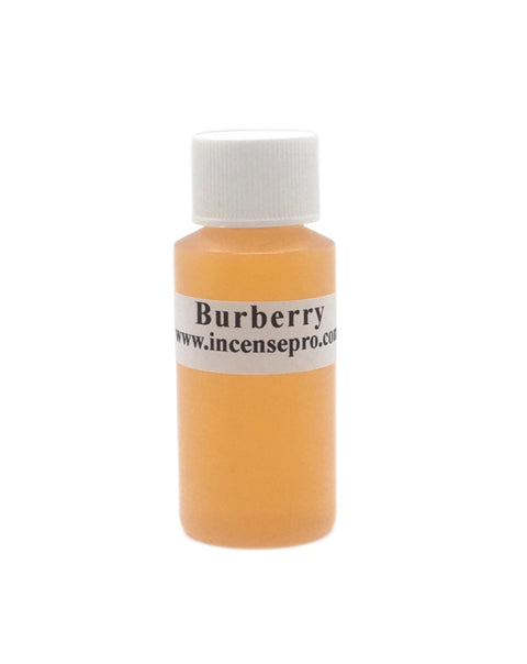 Burberry Burning Oil bottle with fresh clean sophisticated woody fragrance