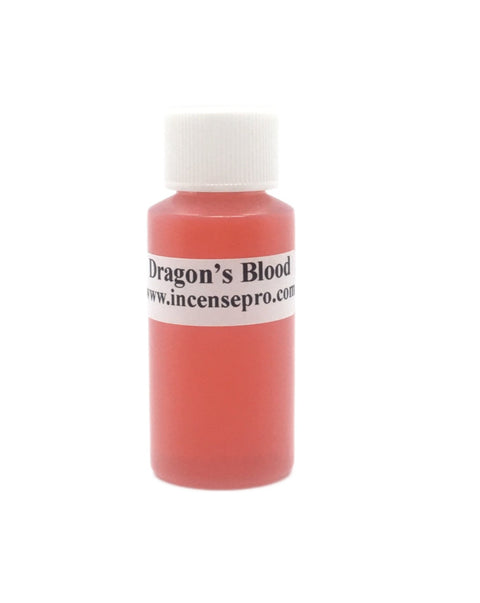 Dragon Blood Burning Oil bottle with deep mystical sweet resinous fragrance