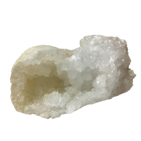 Lowest Price CaCalcite Geode White natural crystal cluster for home decor, energy work, and crystal collecting.lcite White